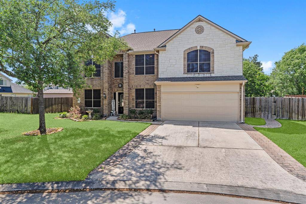 Curb appeal perfection—this Bradbury Forest beauty stuns with its timeless brick and stone exterior, nestled on a quiet cul-de-sac with one of the largest lots in the neighborhood!