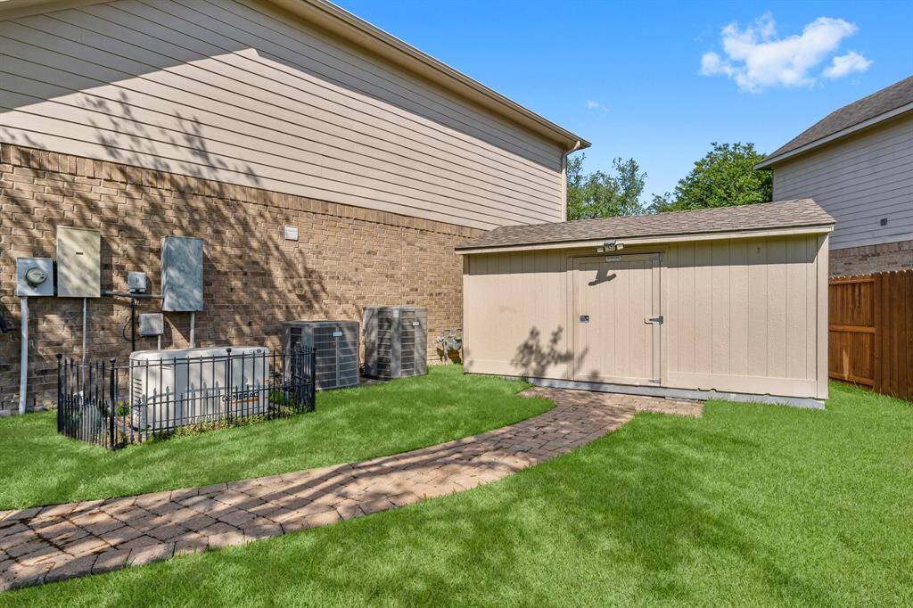 The included Tuff-Shed adds valuable storage space, keeping your outdoor gear and tools organized and easily accessible, while the whole-home Generac generator ensures peace of mind with reliable power backup during any emergency.
