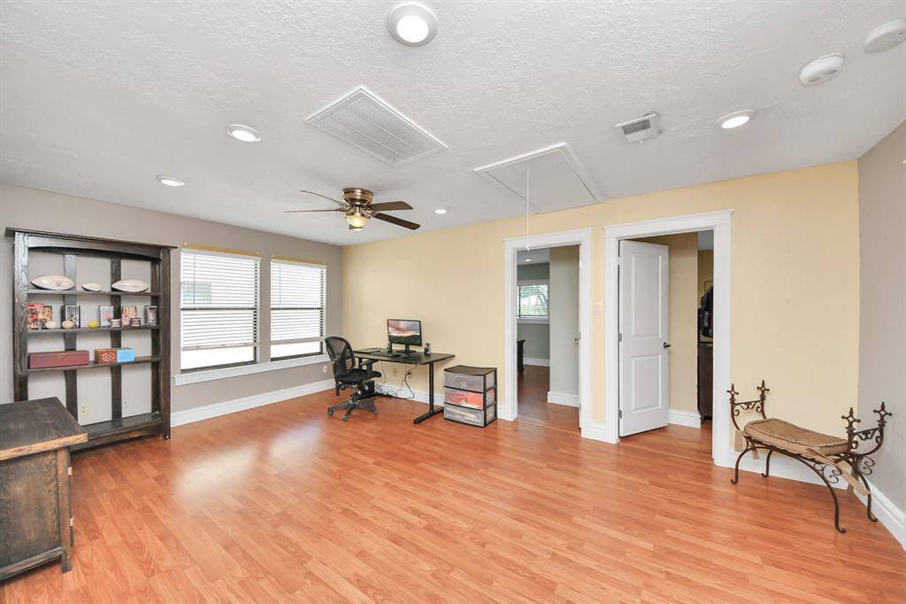 One more look at the game room area highlights its spacious and flexible layout.
