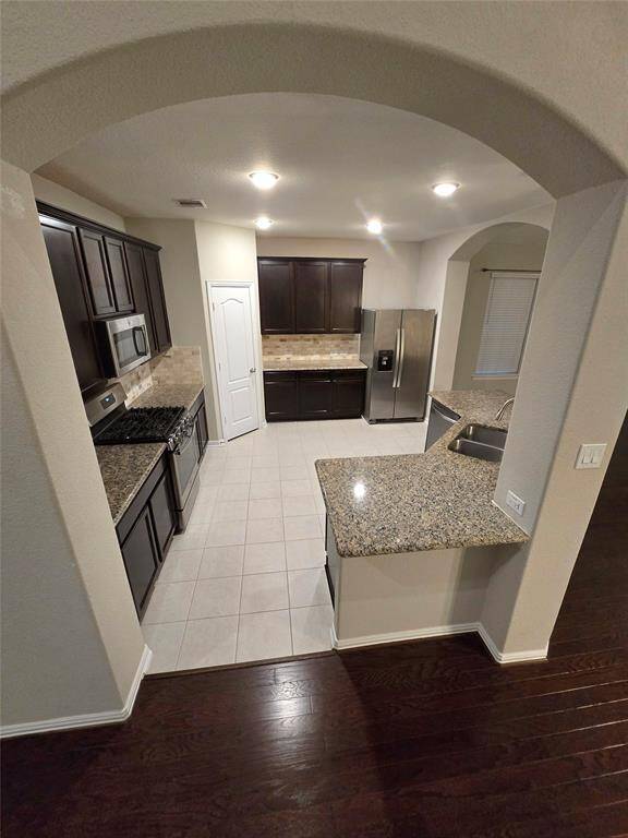 Large, central kitchen