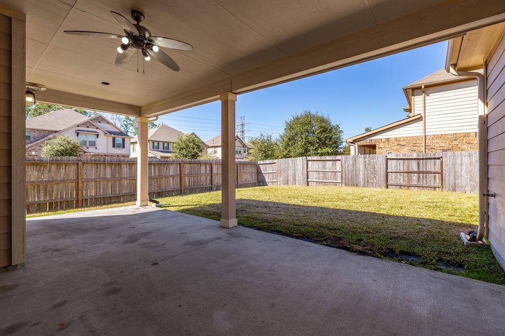 Large Covered Back Patio