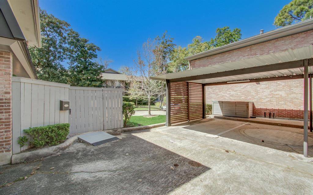 2 covered parking spots, just steps from your entry.