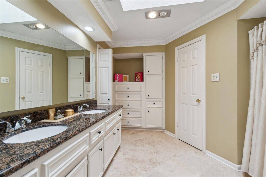 SO MANY BUILT-IN'S FOR PERSONAL STORAGE... SKY LIGHT BRINGS IN SO MUCH NATURAL LIGHT...