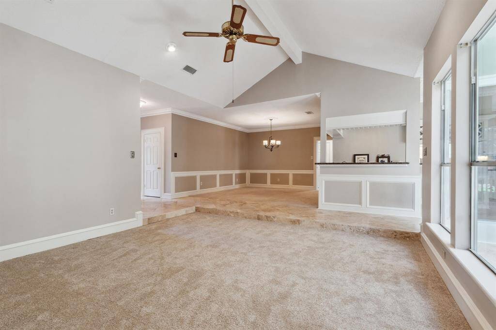 THE DINING ROOM HAS GREAT WALL SPACE FOR FURNITURE PLACEMENT.. BUT COULD ALSO BE USED AS ANOTHER LIVING SPACE...