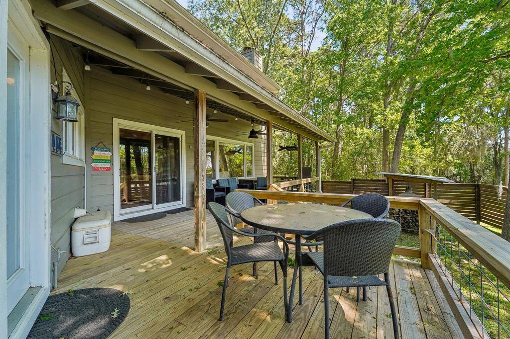 Extended back patio- perfect for morning coffee and entertaining