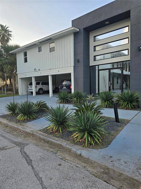 Front of apartment building