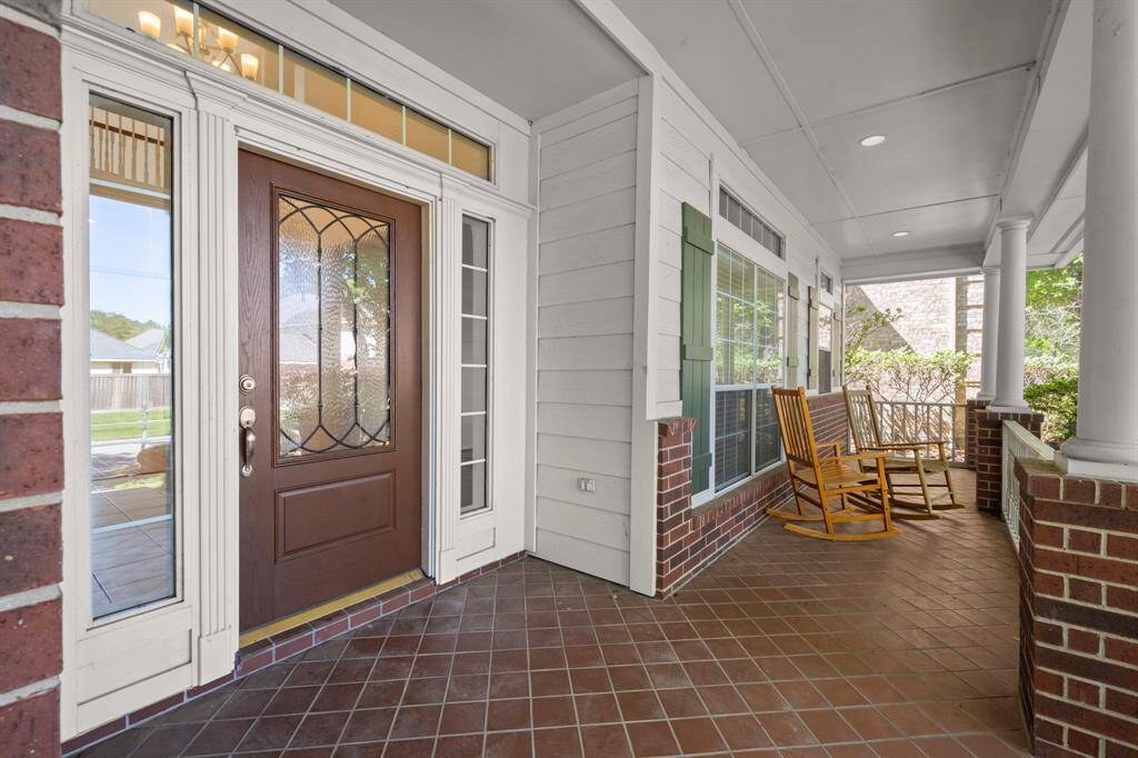 Enjoy a morning on the covered porch