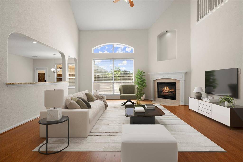 *Virtually staged* main living area. Recently painted interior