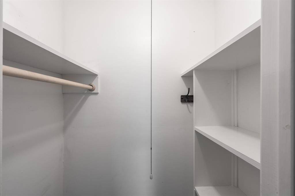 Closet for 2nd bedroom.