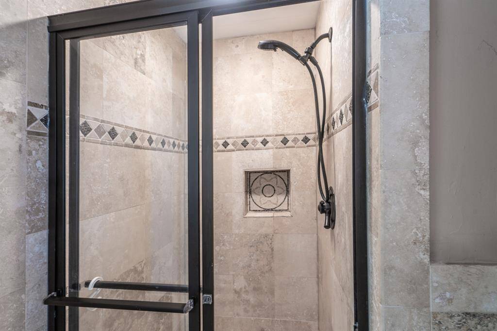 Shower for primary bathroom.