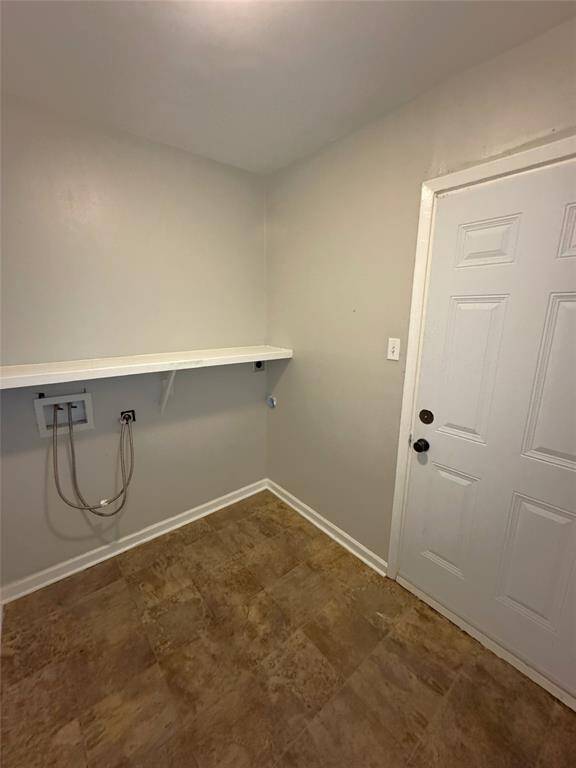 Indoor laundry room
