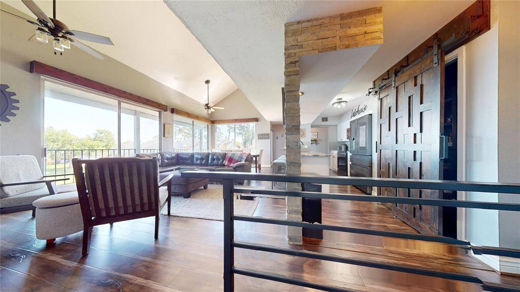 Great open living space looking from the main staircase