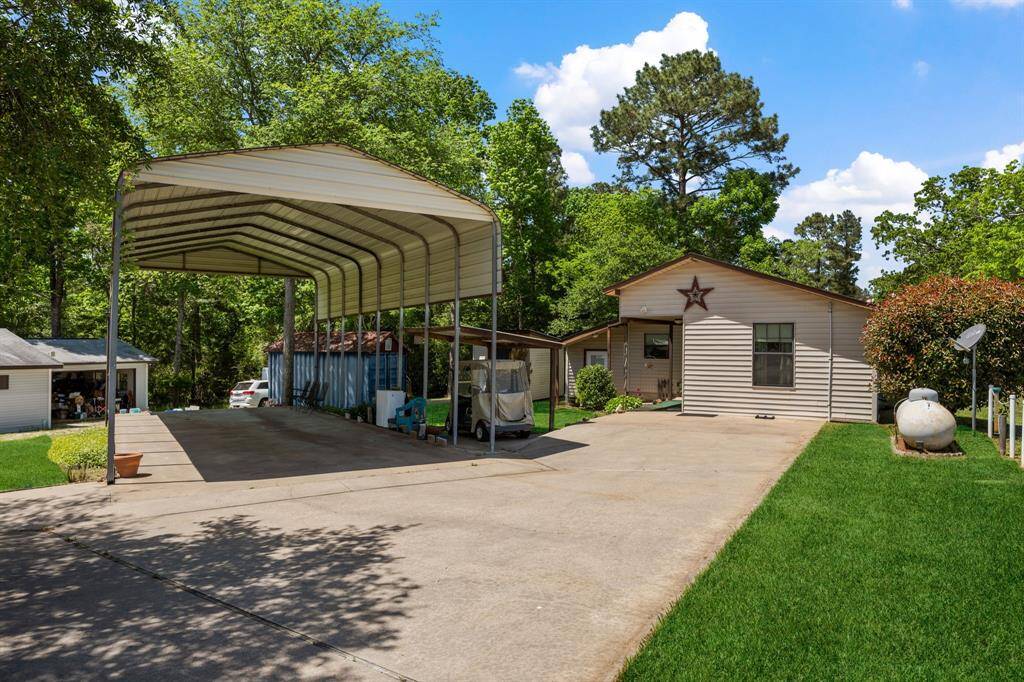 FRONT OF HOME AND RV COVERED PARKING