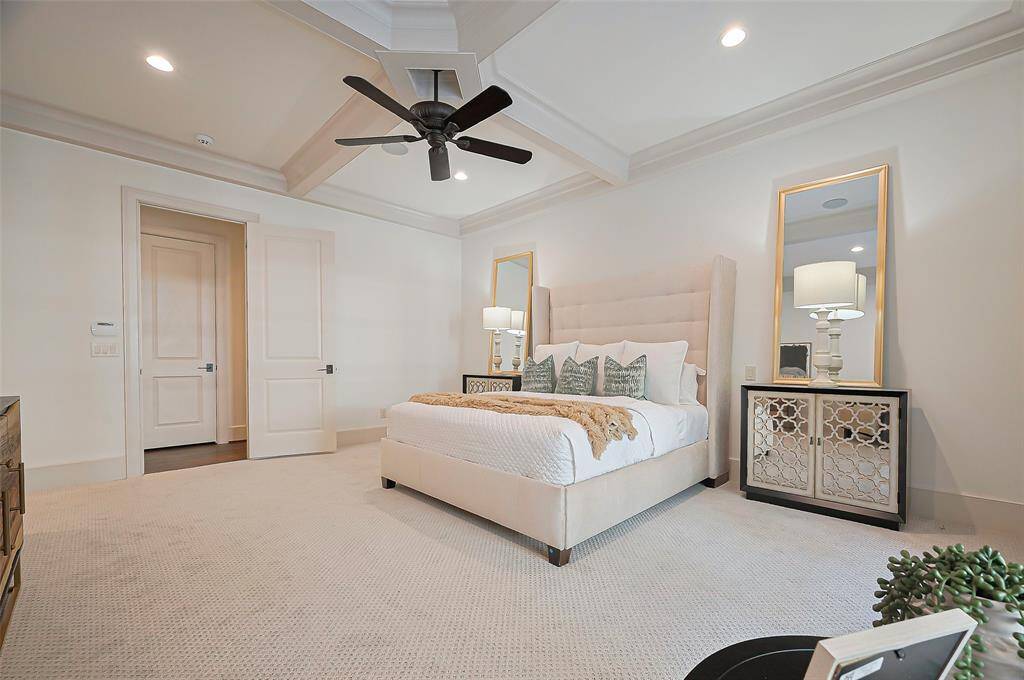 Imagine the peace and quiet this Primary suite will bring to your nights under the stars. Large King-sized furniture will more than easily fit in this gorgeous bedroom.