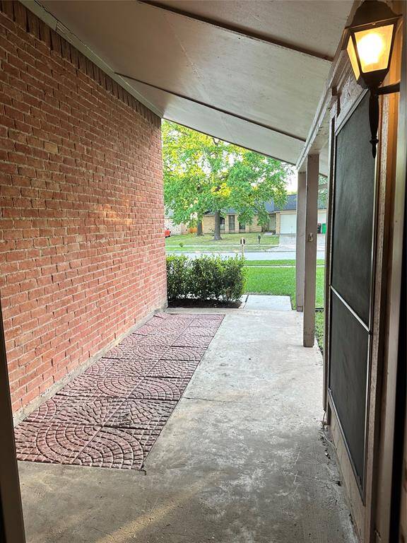 Large Patio, big enough for patio furniture to relax
