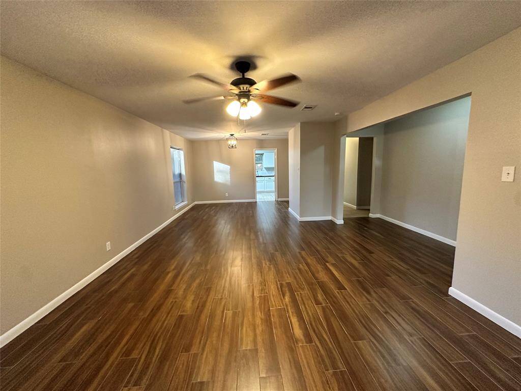 Beautiful wood floors throughout , open concept