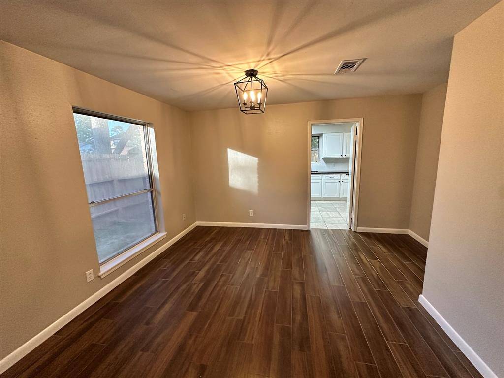 Beautiful wood floors throughout , open concept