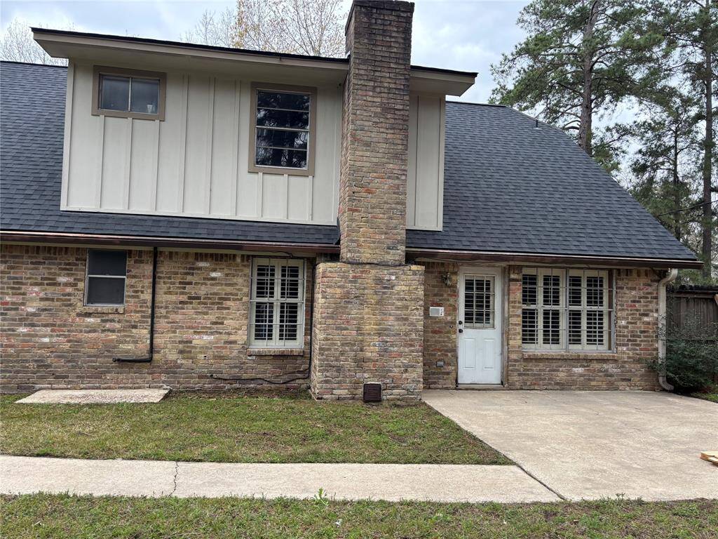 View of the back of the home.