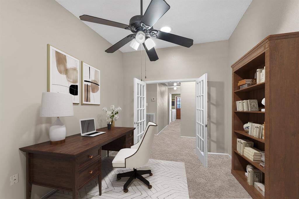 Office - virtually staged.