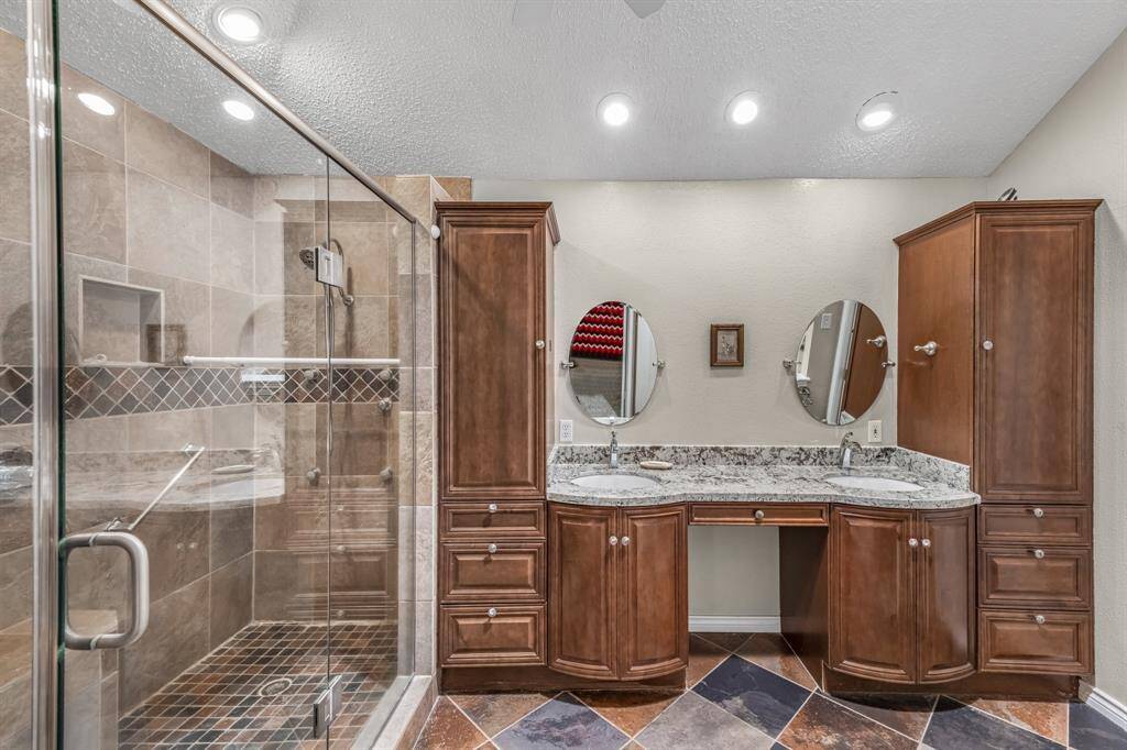 Primary bathroom.