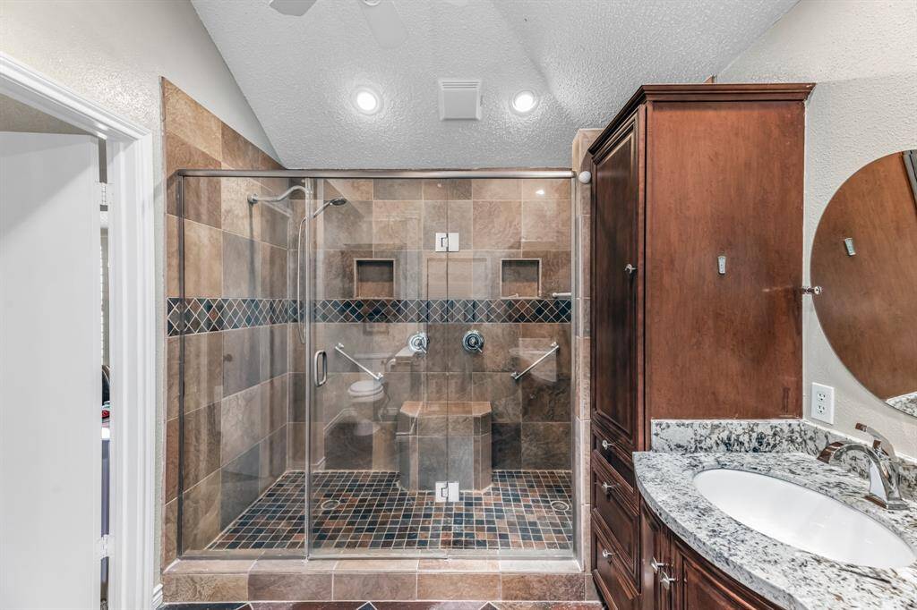 Primary shower.