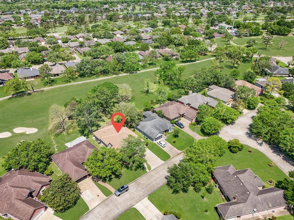 Aerial of home.