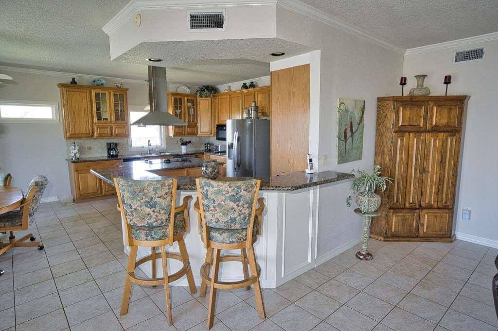 Family room opens to the Kitchen & Dining