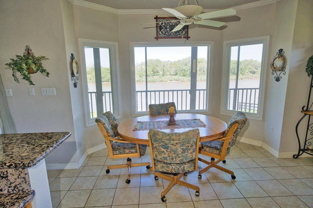 Enjoy your morning coffee here or out on the deck.