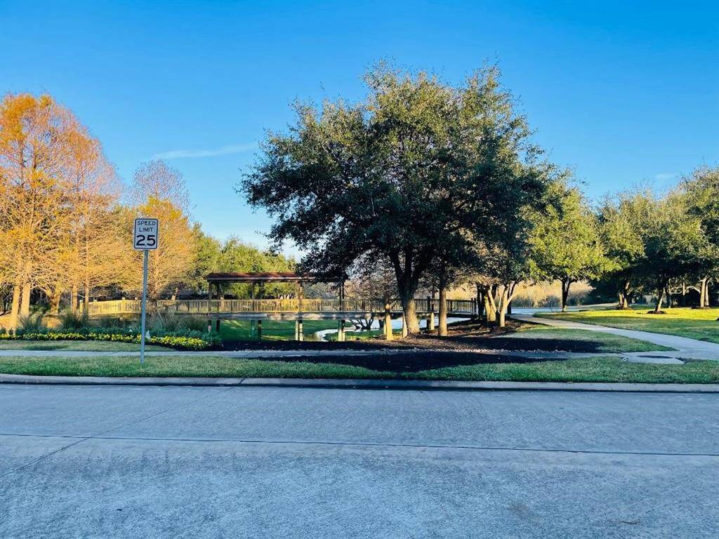 As soon as you enter the gated neighborhood you are greeted with this lovely view.