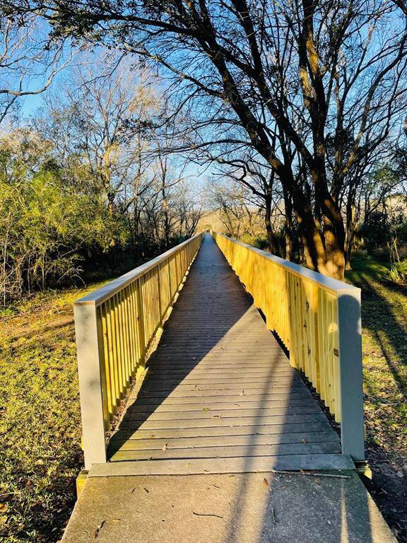 Peaceful walking area.