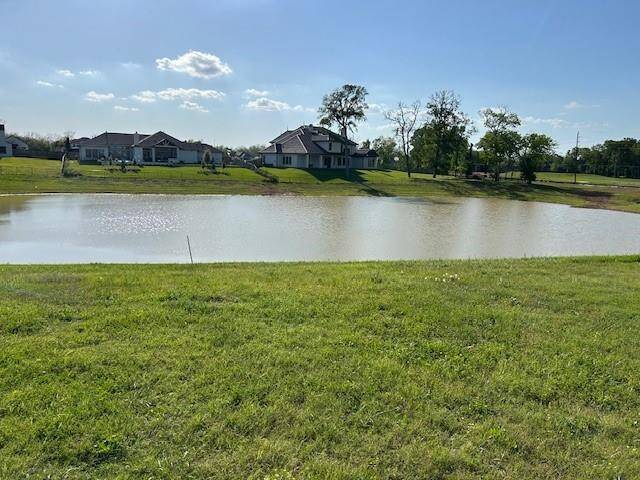 View of pond from rear of lot