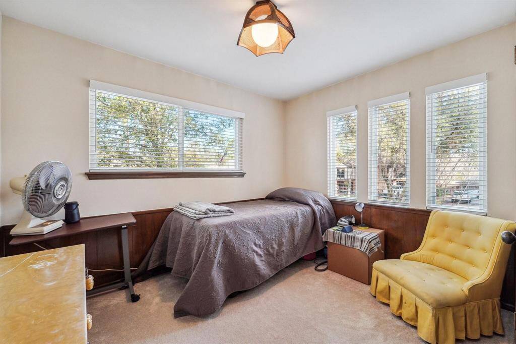 One of the secondary bedrooms upstairs.