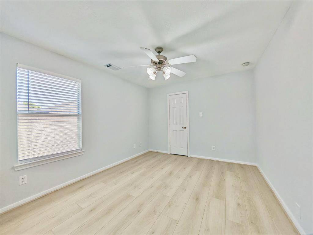 Upstairs 4th Bedroom with ceiling fan