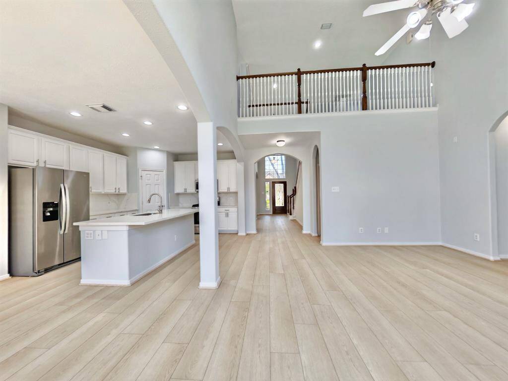 open-concept layout
