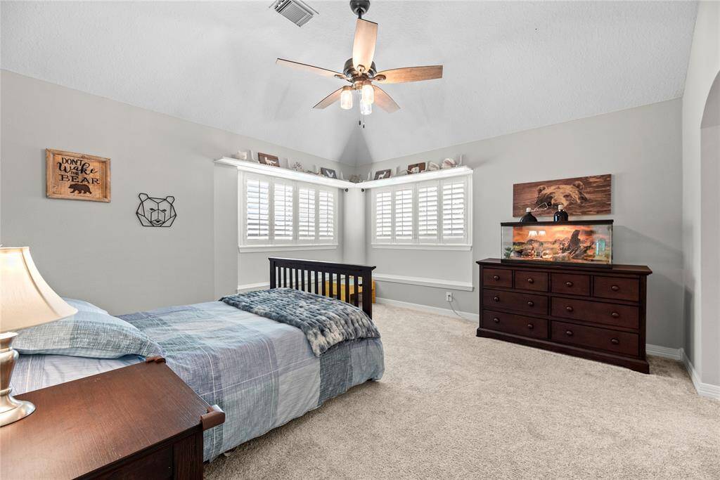 Another very large secondary bedroom with window seats and an attached Hollywood bath!