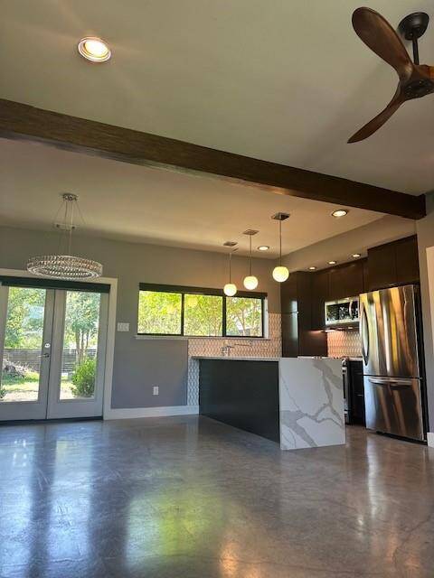 First floor open concept.