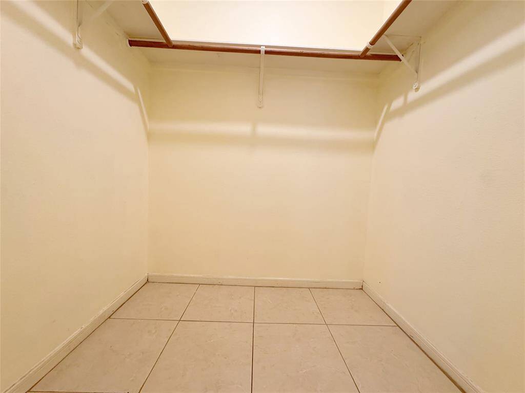 Spacious primary closet