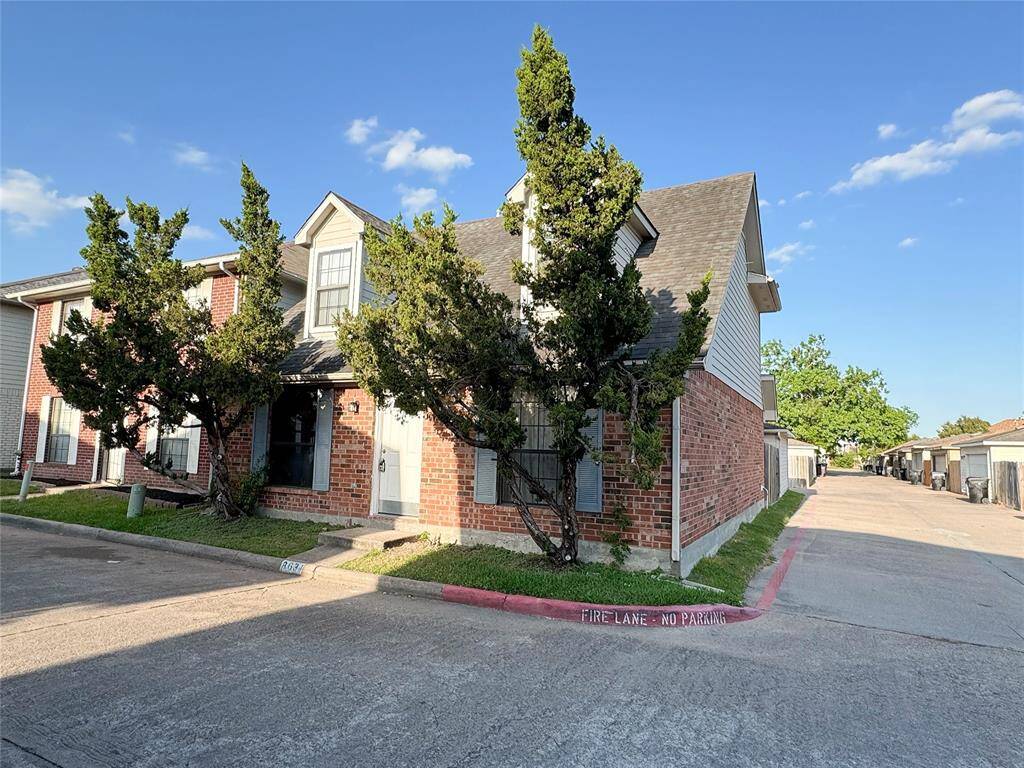 Located on a corner lot
