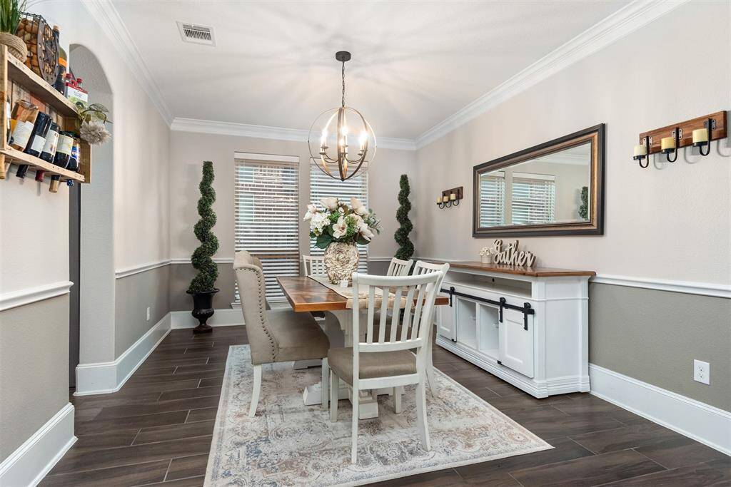 Formal dining room.