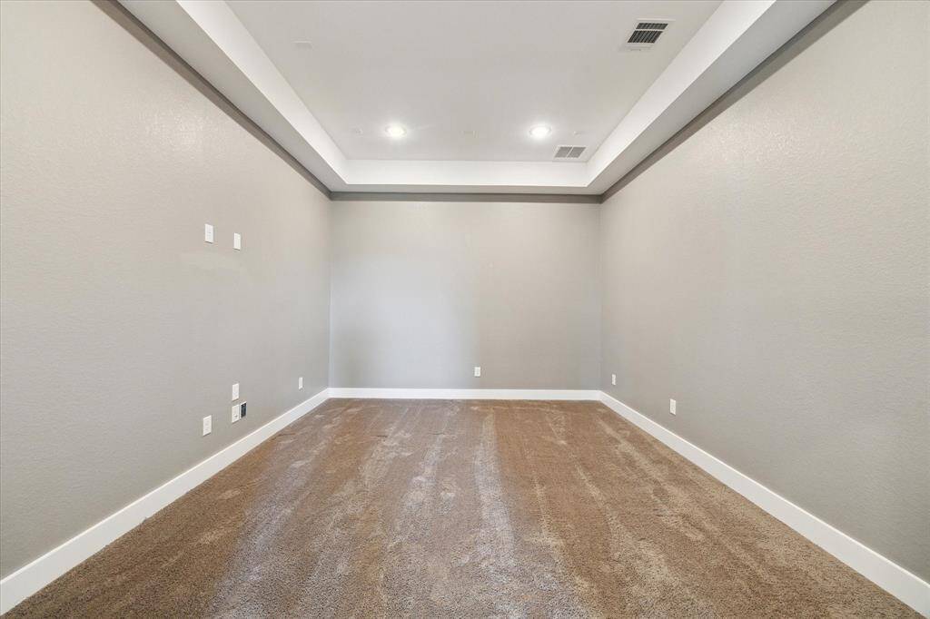 SECOND FLOOR:  MEDIA ROOM!  Perfect to set up your in-home theater!