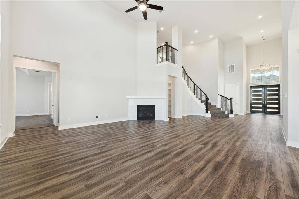 Another view of the expansive Frist floor living.