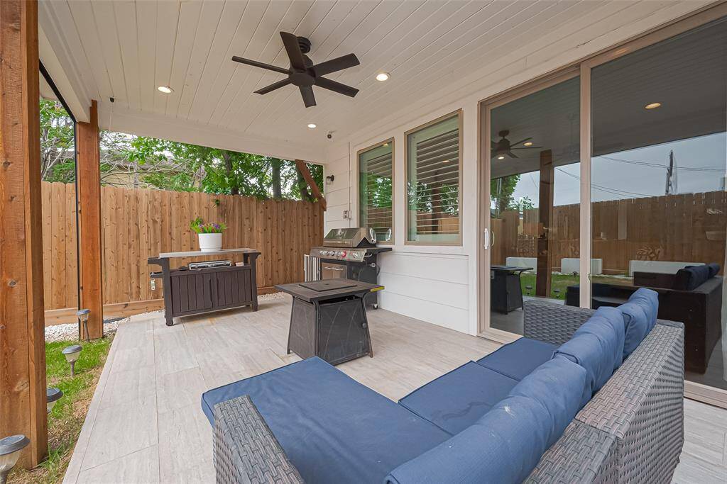 Covered patio