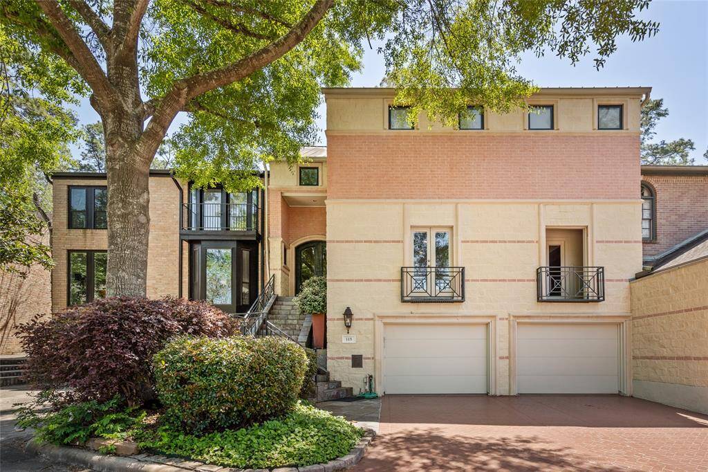 Nestled on a quiet cul-de-sac in Tanglewood, this beautifully updated townhome offers elegant living in a on-site guard community.