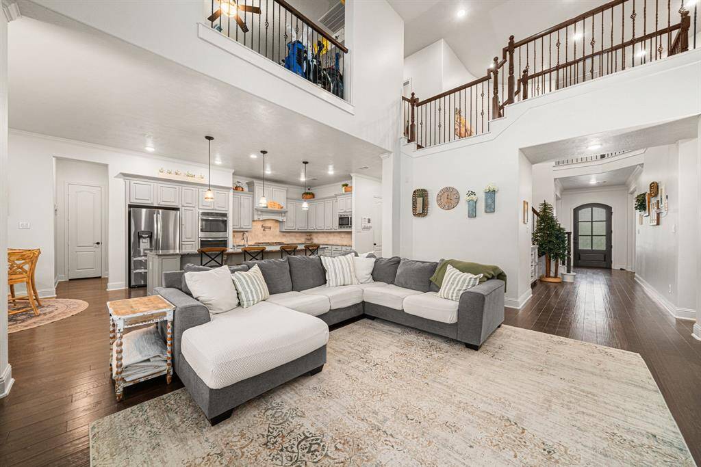 This open floor plan is perfect for entertaining.