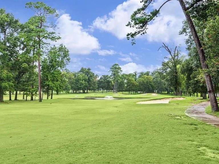close up view of golf course