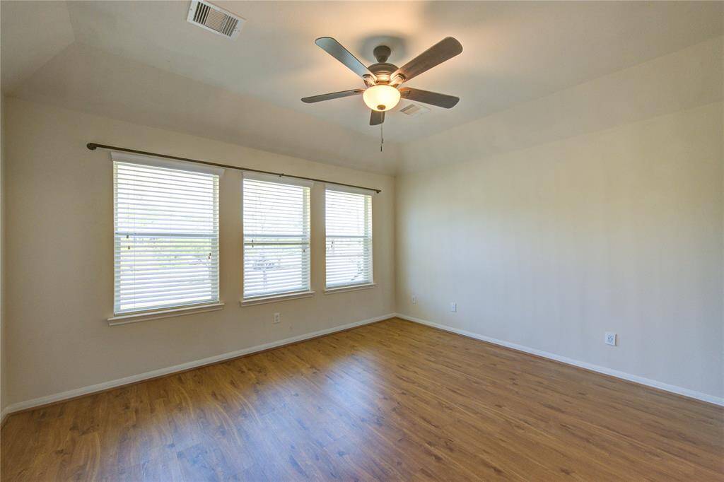 Upstairs Master Bedroom Facing Windows
