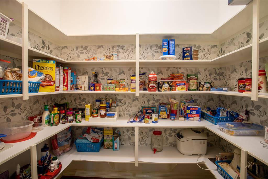 Huge walk-in pantry