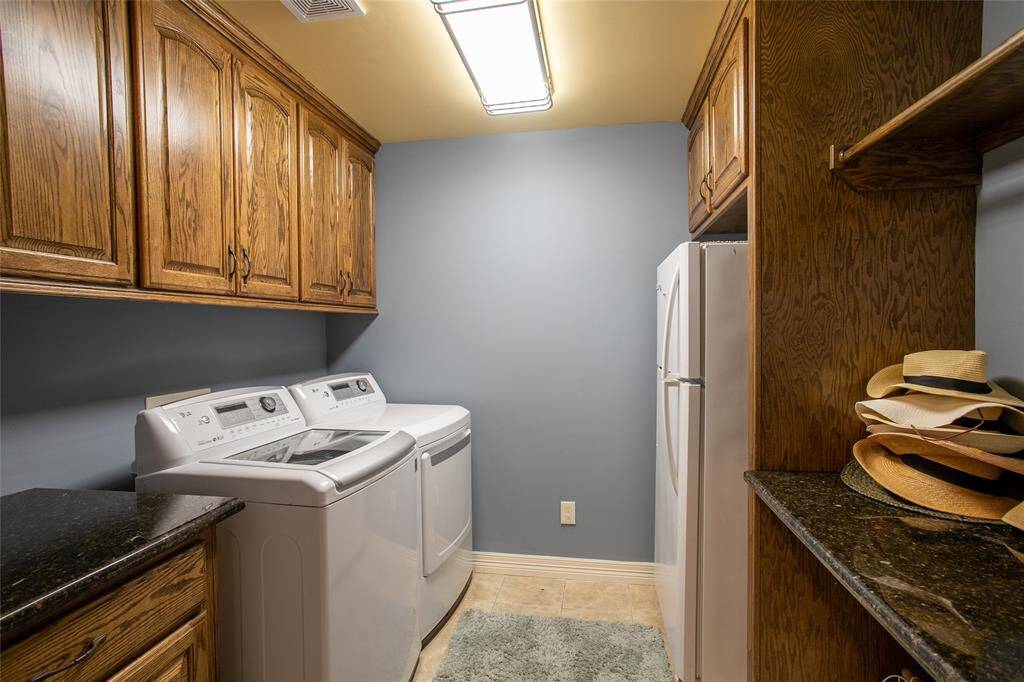 spacious main floor laundry room