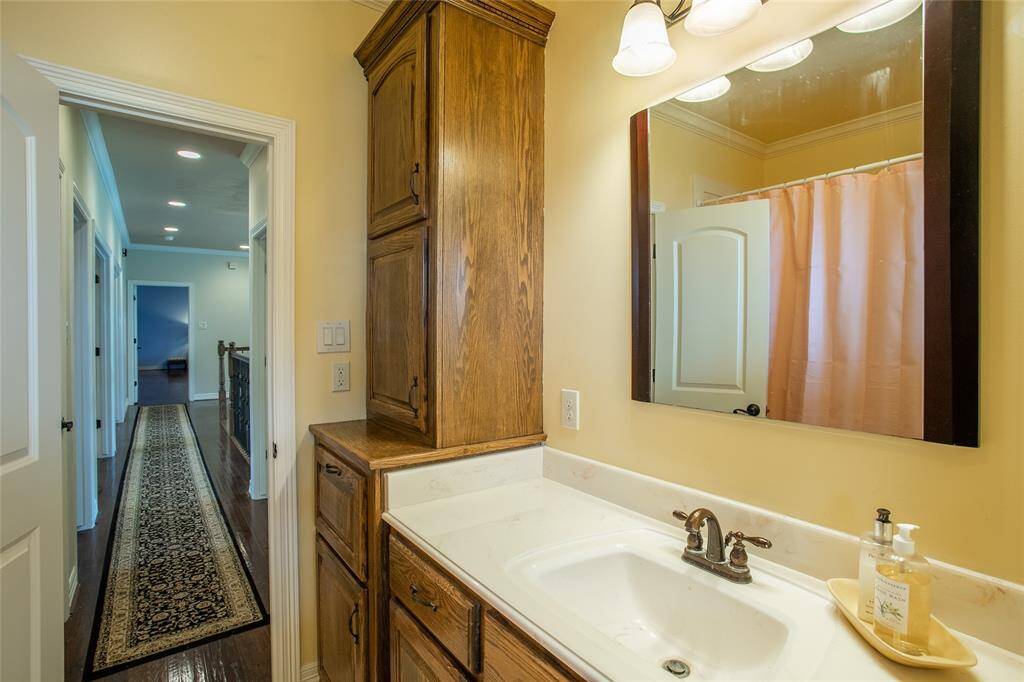 solid surface counters and lots of storage