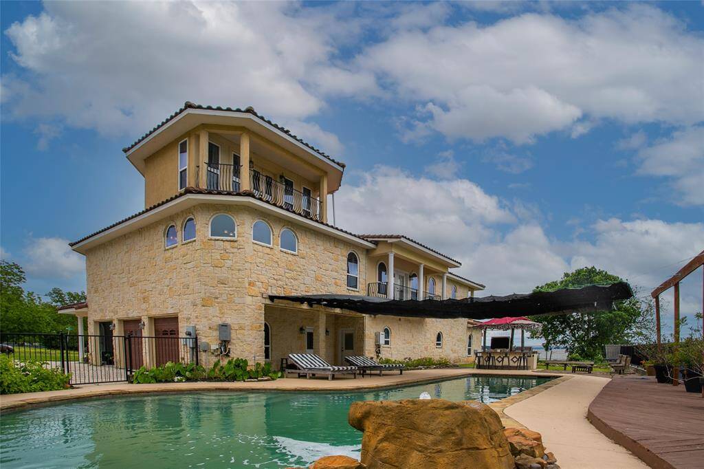 gorgeous backyard with saltwater pool